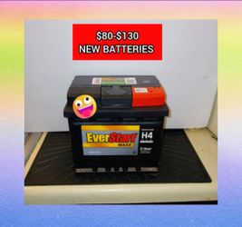 NEW BATTERIES AUTOMOTIVE TESTER JUMPER TOWBAR RAMPS