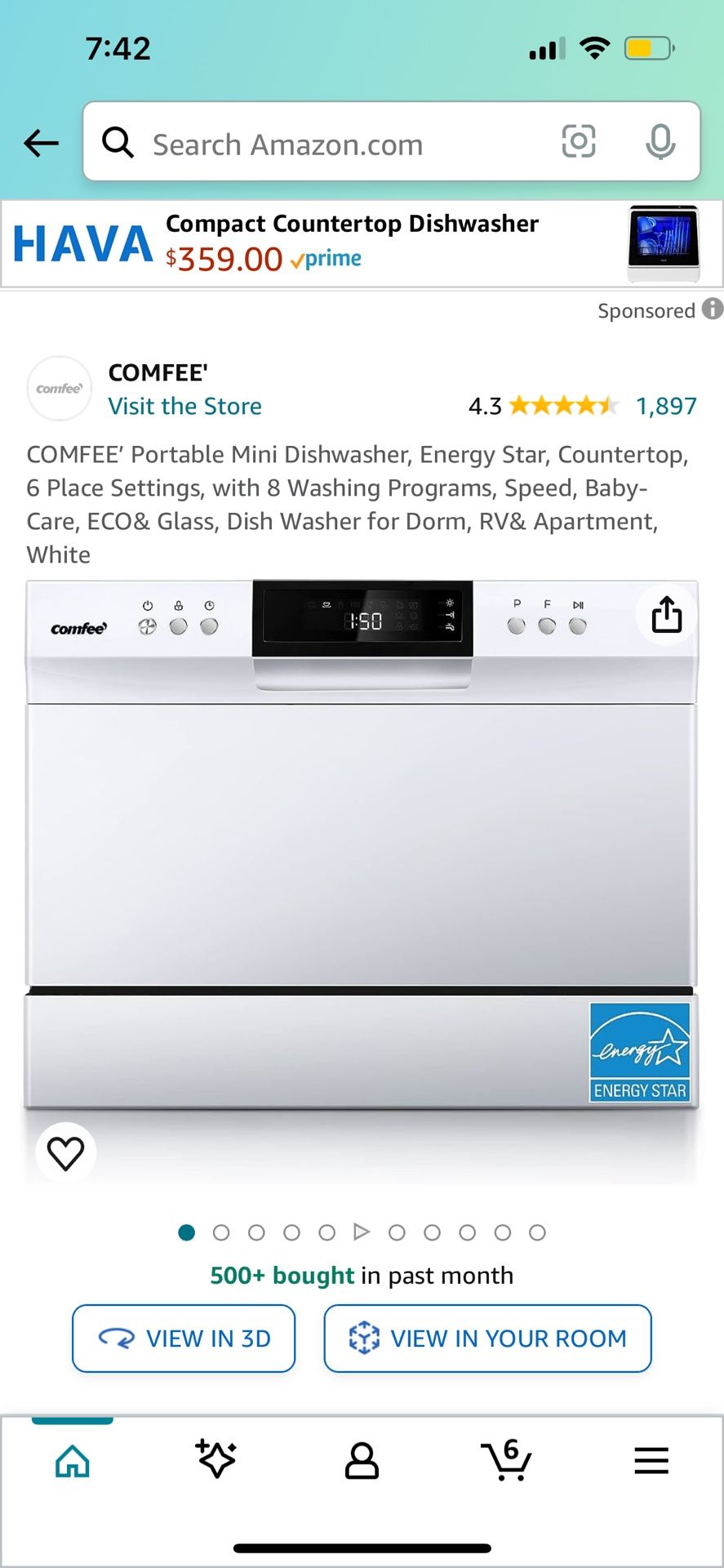 Counter Top Dish Washer