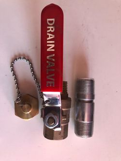 3/4"MIP Water Heater Drain Flush Valve Full Port Brass Extra Heavy Duty