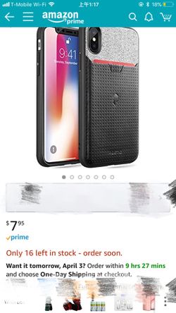 iPhone X Credit Card Case