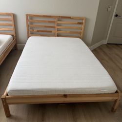 IKEA Tarva full bed frame 