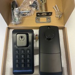 DOOR LOCK - Keyless Entry Door Lock Keypad Deadbolt Lock - Matte Black