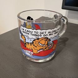 Vintage Garfield Glass Mugs Never used!!