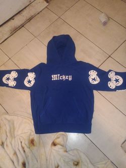 Micky sweater blue and white