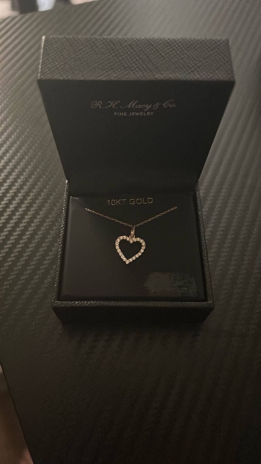 10k Gold And Diamond Necklace