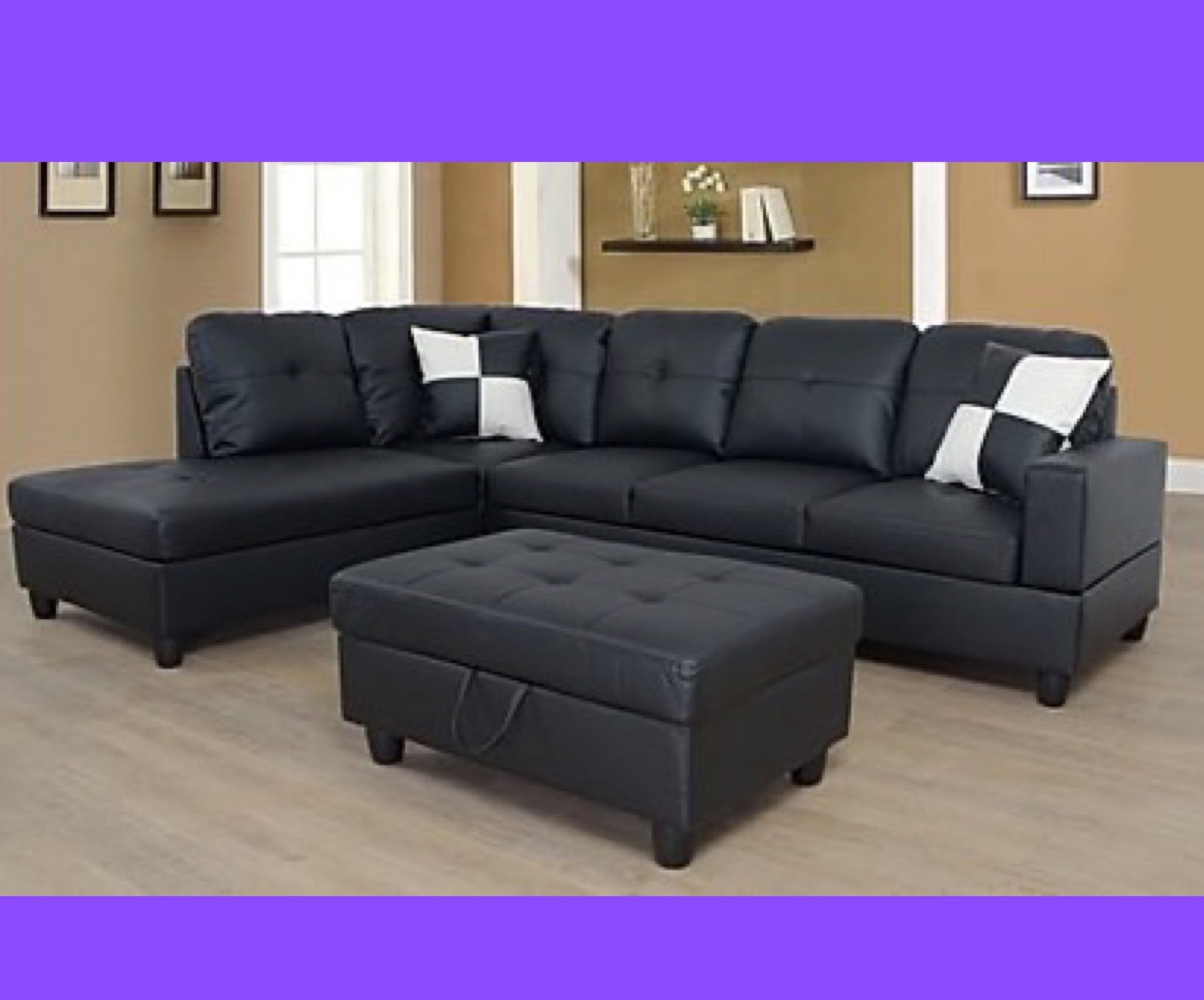 🎈Free Delivery—Brand new sectional sofa couch