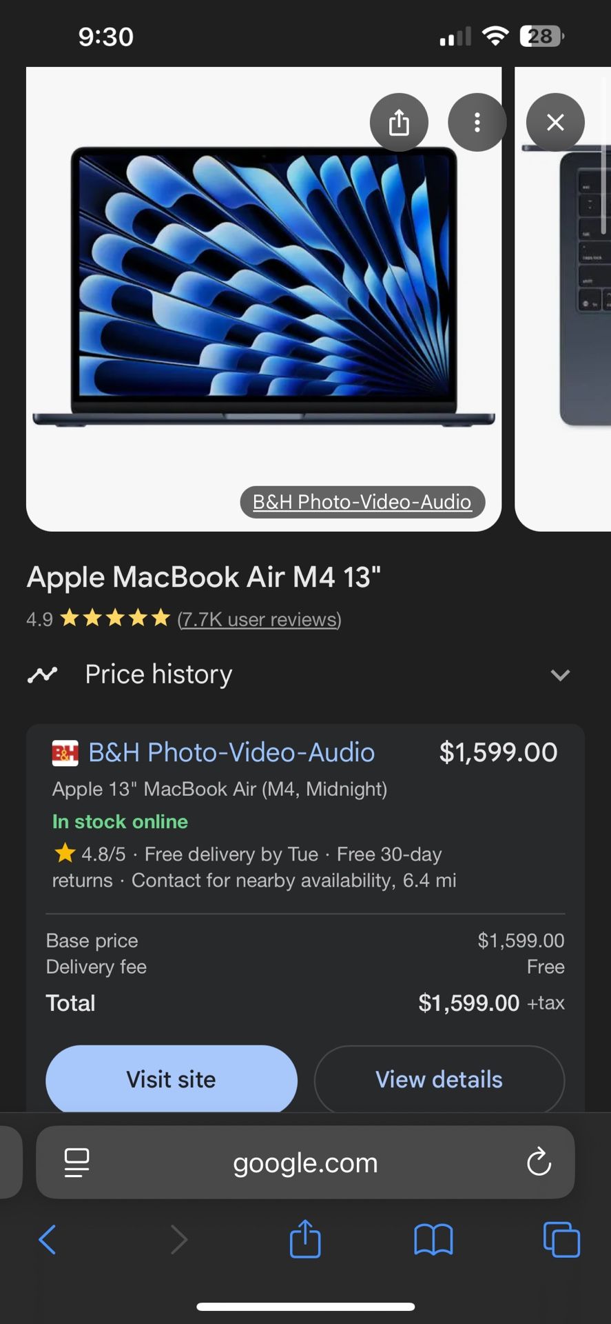 MacBook Air 13’ 2025 