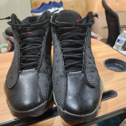 Air JORDAN 13s Retro Black And Green 