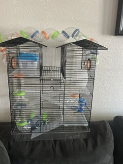 Clear Hamster Cage 