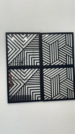4 pieces wall decoration