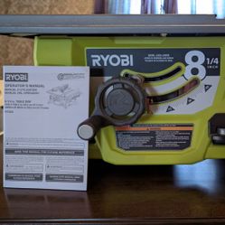 Ryobi 8 1/4 Inch Portable Table Saw 