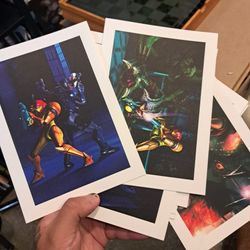 Nintendo Metroid Art Cards