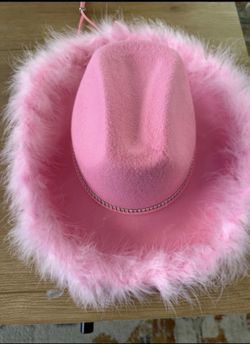 Pink cowboy hat