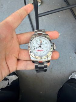 Men watch