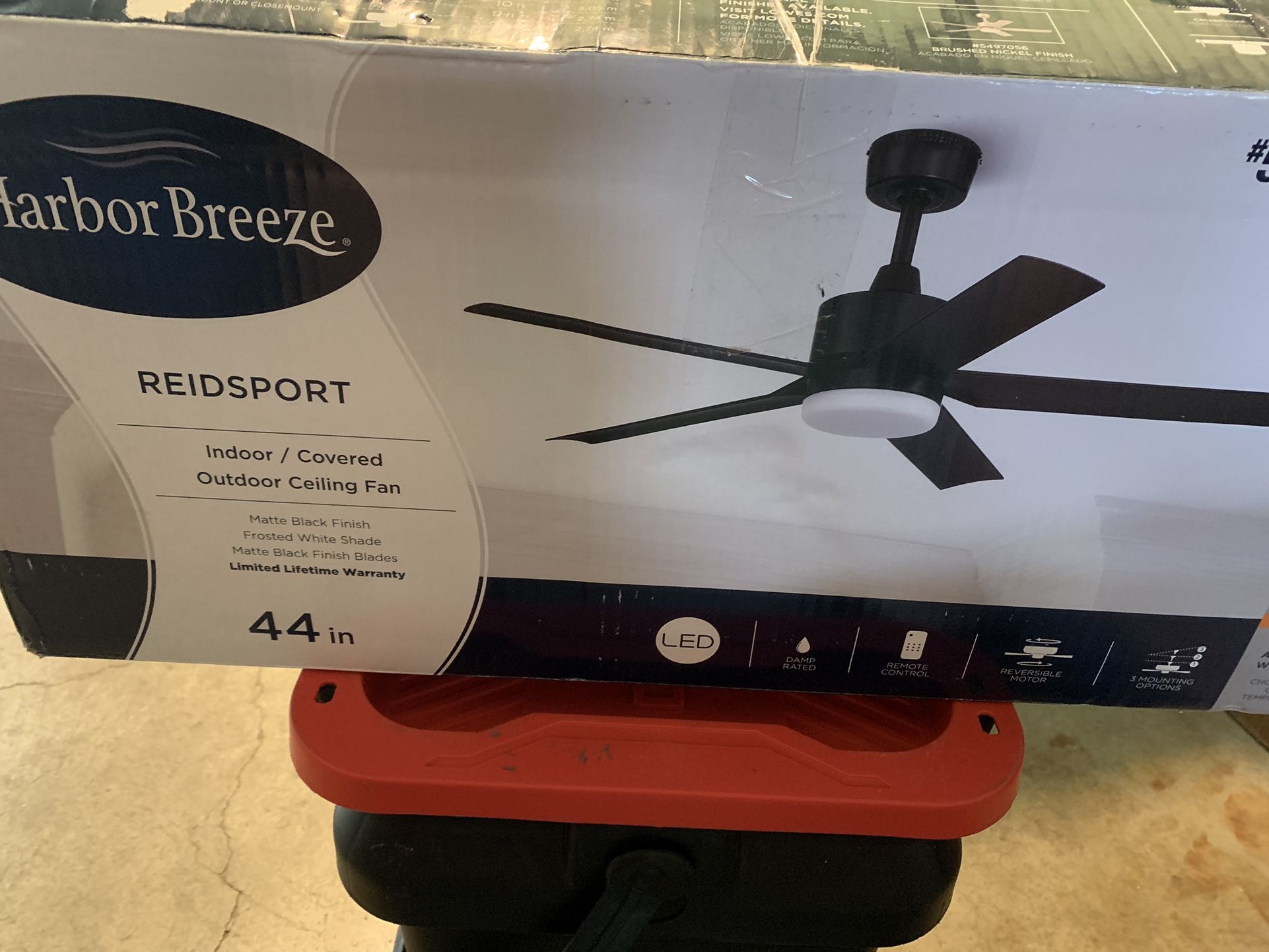 Indoor / Outdoor Ceiling Fan  Led ( New )