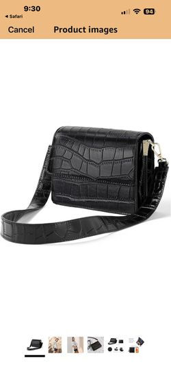 Stylish Leather Crossbody Handbag