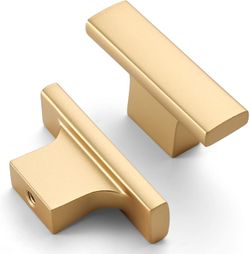10 Pcs Brushed Gold Single Hole Cabinet knobs handles and Pulls
 #10A332603