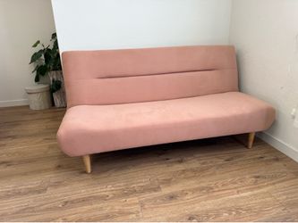 Kyss Peach 72" Convertible Futon / Sofa Bed