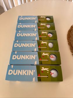(6x) Dunkin Donuts x TaylorMade Golf Balls Collab