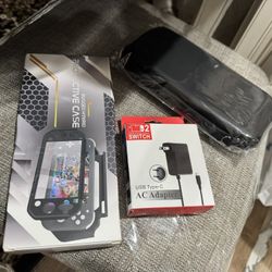 ***NEW*** Nintendo Switch Charger, Carrying Case, and Protection Rugged Case Combo 