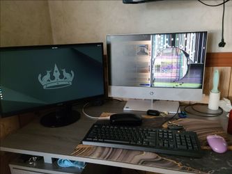 HP All In One Desktop i7 and extra monitor