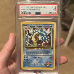 Misty’s Gyarados 2000 Gym Challenge holo Pokémon card