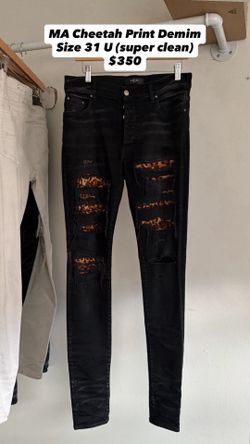 Amiri Cheetah Print Thrasers