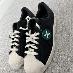 ADIDAS MEN SUPERSTAR 82 (BLACK / CORE BLACK / CHALK WHITE)