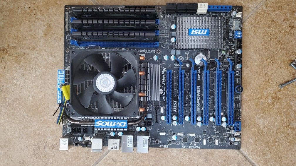 msi big bang xpower mb, cpu, memory