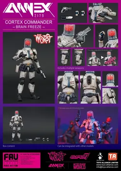 The Worst x Acid Rain FAV-H11W Cortex Commander Brain Freeze Figure NEW