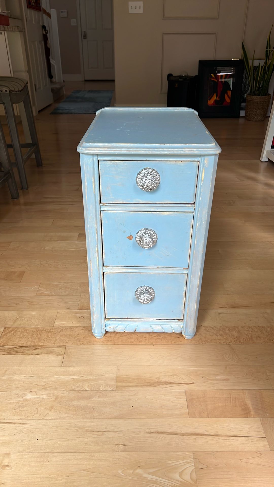 Antique Painted Side Table