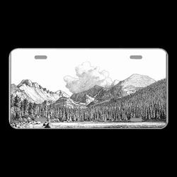 License Plate Novelty Car Front Colorado Rocky Mountain National Park
