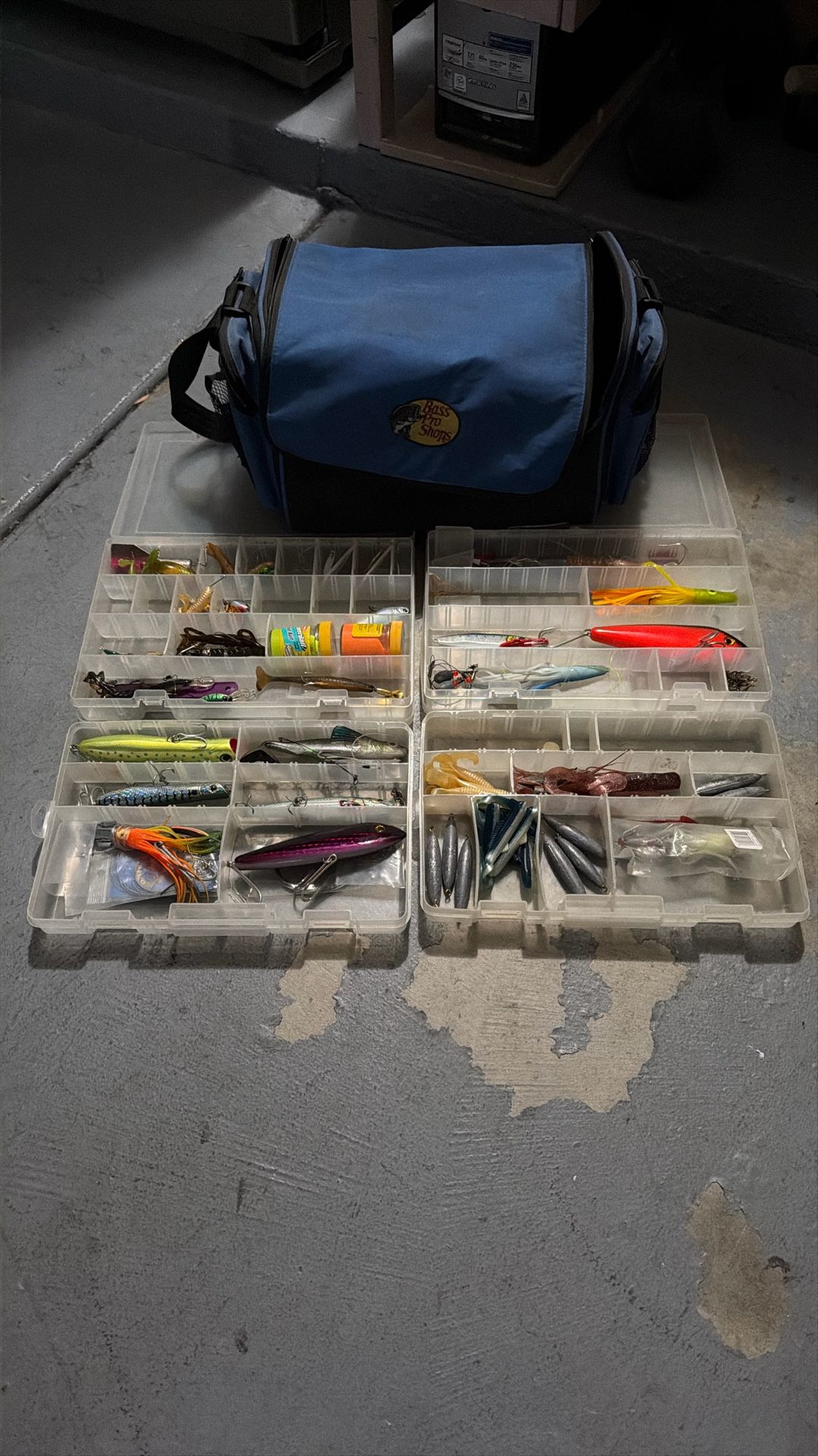 Fishing Lures With Carrying Case