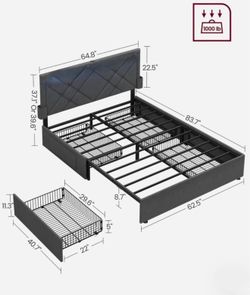 Queen size bed frame