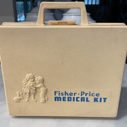 Vintage 1977 Fisher Price Toy Medical Kit No. 936 Collectible 