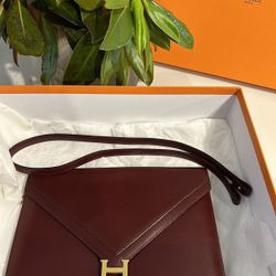 Lydie 2way Clutch Shoulder Bag  Black Box Calf