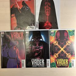 Marvel Comics: Star Wars: Vader: Dark Visions Full 5 Part Series