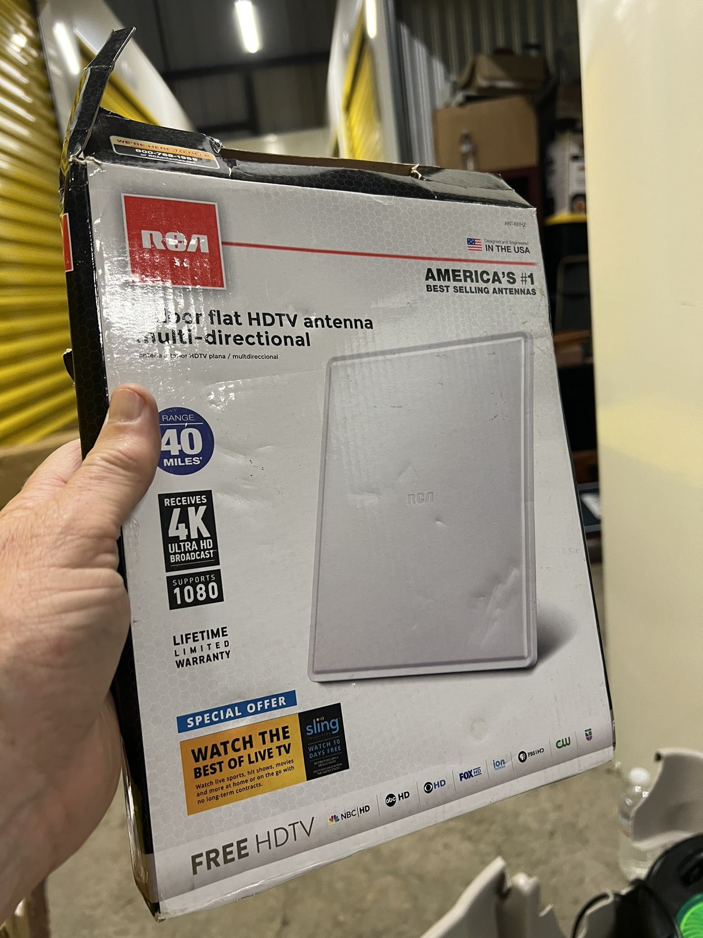 Flat HDTV Antenna NEVER USED