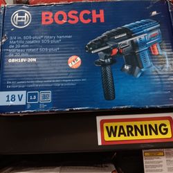 Bosch New Rotary Hammer 3/4"