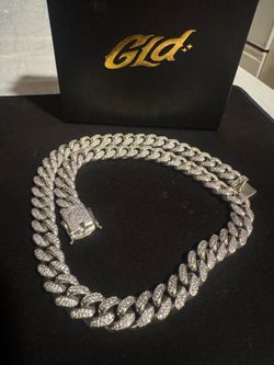 White Gold Cuban Link Chain