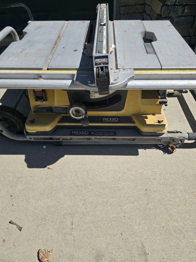 Ridgid Table Saw