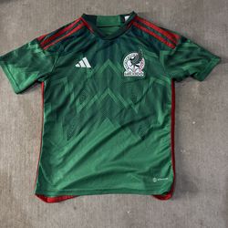 Mexico green and red Adidas jersey size youth Large
