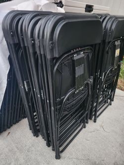 40 chairs for sale.