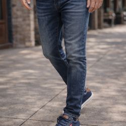 Levis Denim Sneakers Mens 11 Casual Lace Up Blue Canvas Comfort Shoes