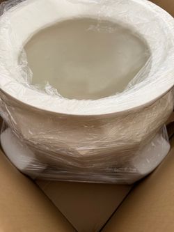 Large white pottery planter