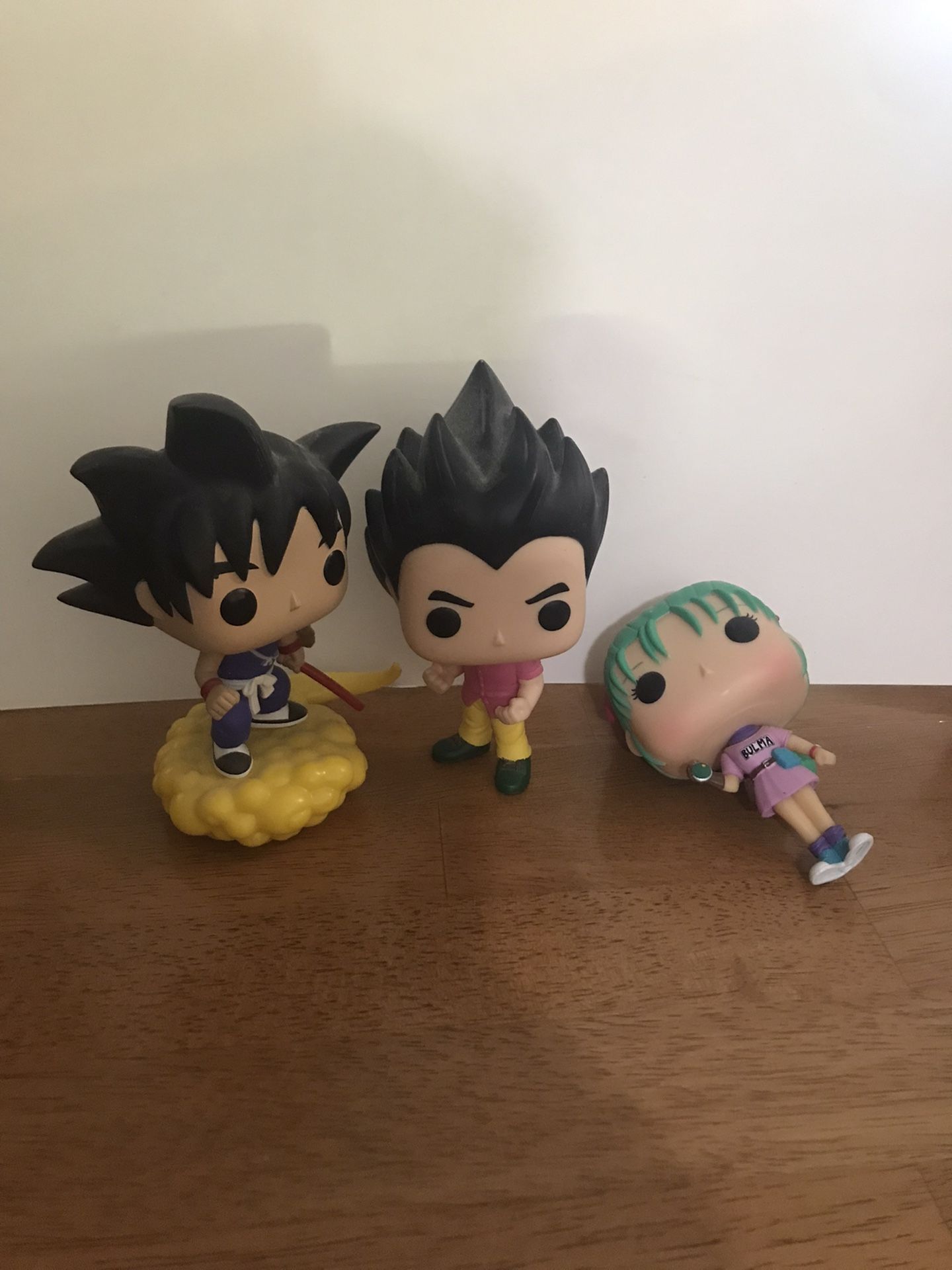 Set Of Dragon Ball Z Funko Pops Without The Boxes