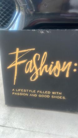 Fashion Quote Decorative Sign