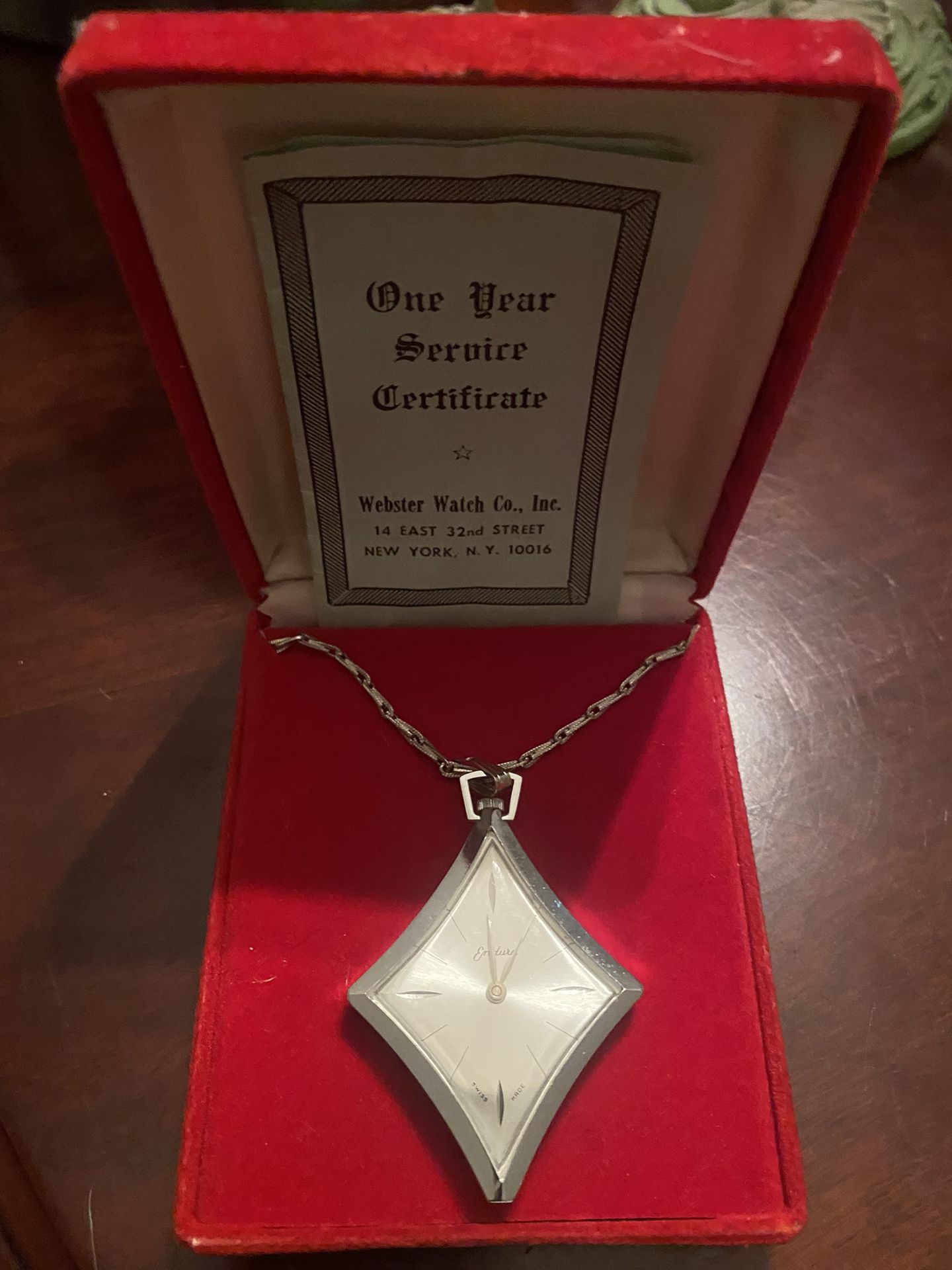 Vintage Watch Pendant