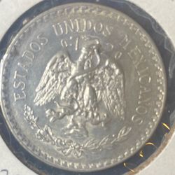 1925 Mexican Un Peso 
