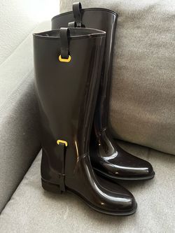 Ralph Lauren rain boots Dark brown